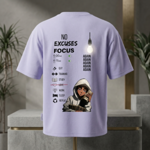 Unisex NO Excuses FOCUS Oversized Standard T-Shirt