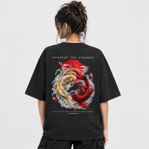 YIN YANG ARCHIVE AGAINST THE CURRENT Heavyweight Oversized Tee