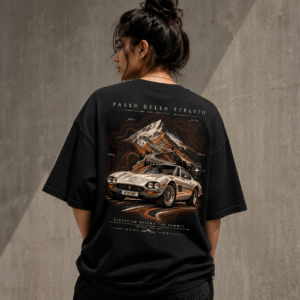 ALPINO ATELIER // “PASSO DELLO STELVIO” Heavyweight Oversized Tee
