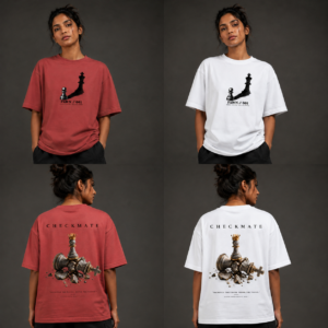 GRANDMASTER SERIES // “CHECKMATE” Heavyweight Oversized Tee